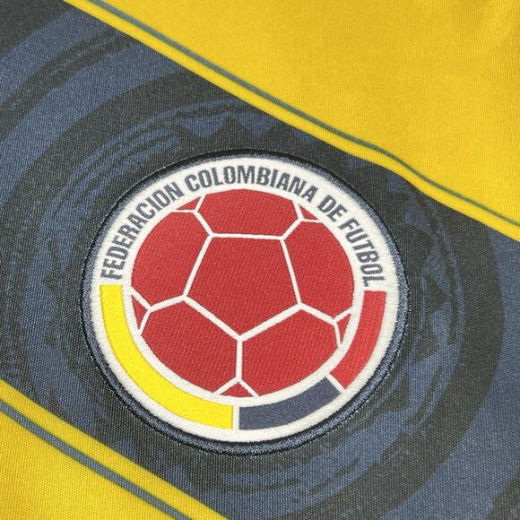 Adidas Colombia National Team Soccer Jersey Men’s Large ClimaCool 2014 Shirt - Picture 3 of 11